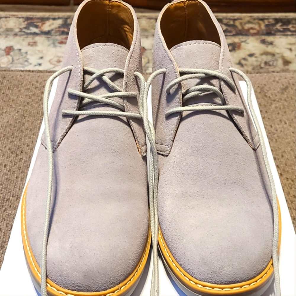 SONOMA BRAND MEN'S GRAY "SUEDE" SHOES SIZE 9.5